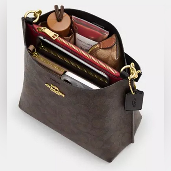 Coach, Mollie Bucket Bag 22 In Signature Canvas - Picture 6 of 15